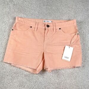 Carve Designs Corduroy Shorts Raw Hem Casual Peach Shorts Size 4